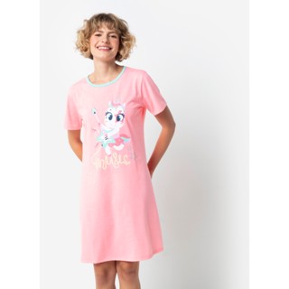 Camisola Manga Curta Feminino Unicórnio Popstar - Puket