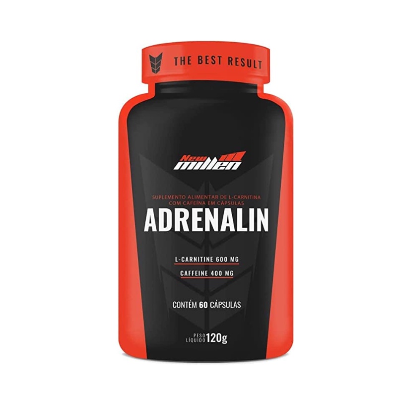 Termogênico Adrenalin 60 caps New Millen