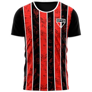 Camisa São Paulo Poetry Listrada Masculina