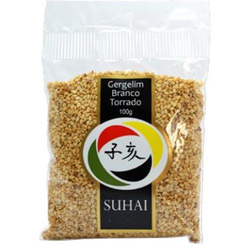 Gergelim Branco Torrado 100g Suhai em Oferta na Shopee