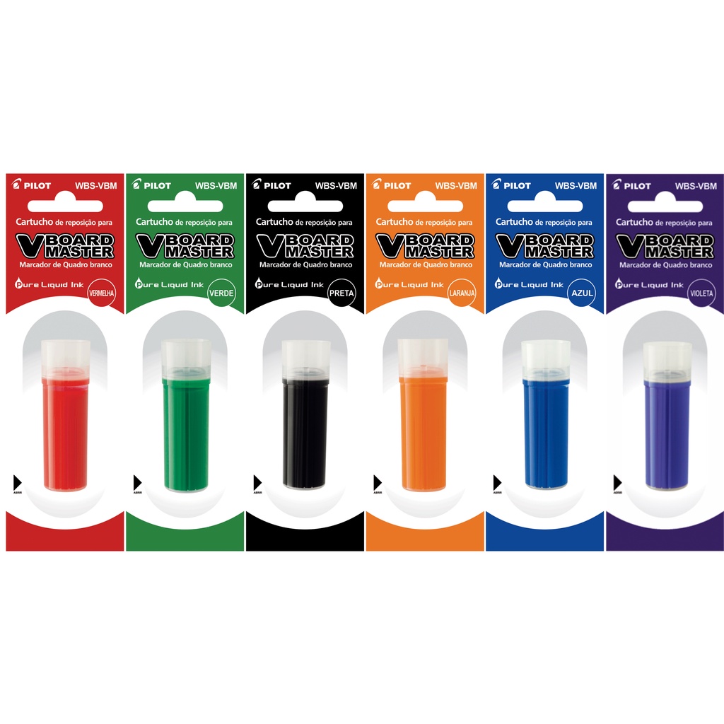 Refil Pincel Marcador Quadro Branco Vboard Master Pilot Unidade: Onde Comprar | BuscaProdutos