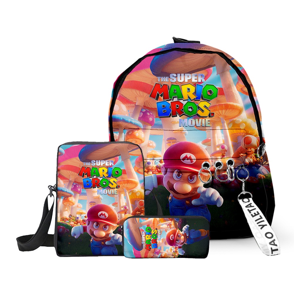 3d Novo Filme 3D Super Mario Brothers Mochila escolar de três peças Mochila escolar Mario Mochila escolar de três peças Mochila escolar de três peças Mochila escolar de três peças Mochila escolar de três peças Mochila escolar de três peças Mochila escolar