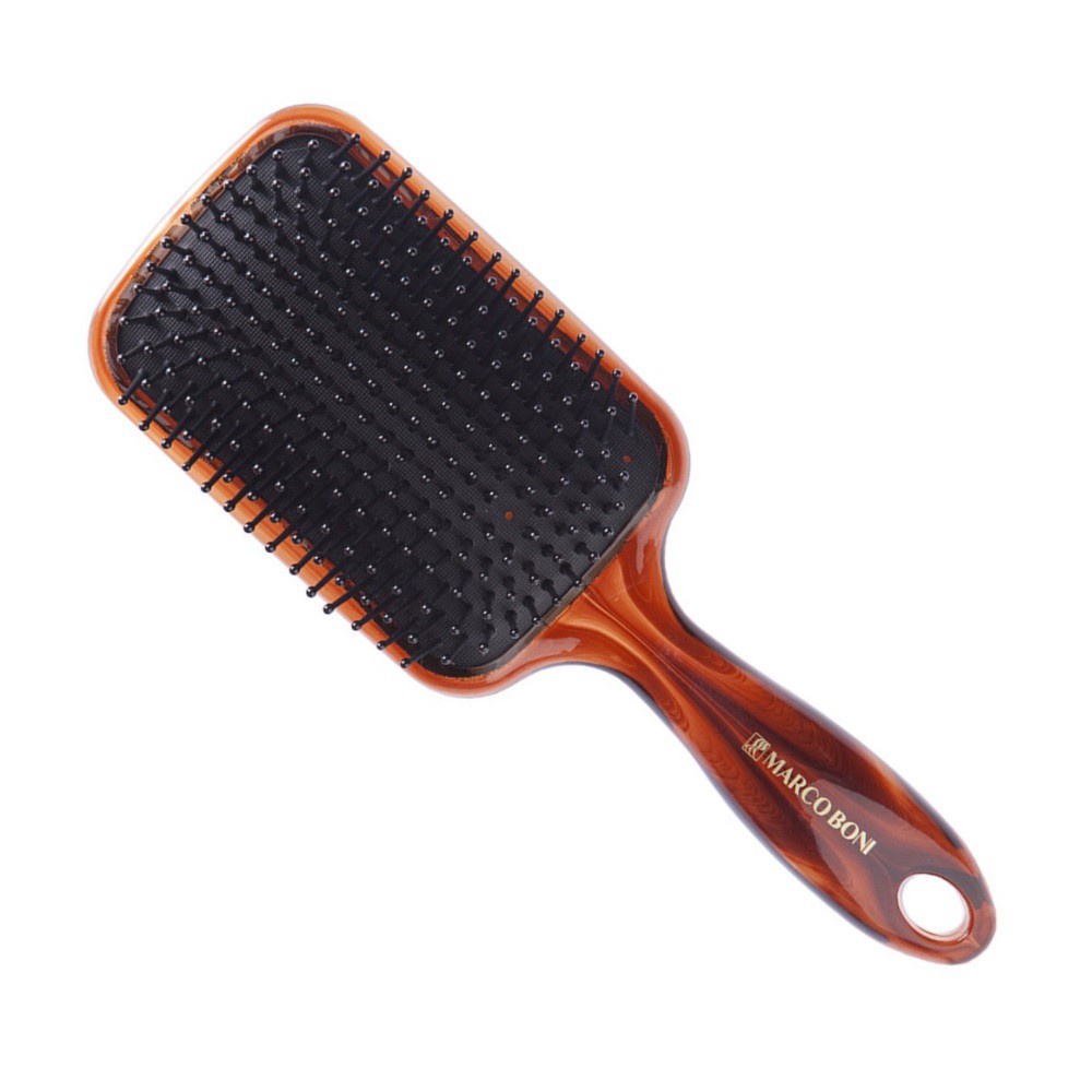 ESCOVA DE CABELO PROFISSIONAL TIPO RAQUETE TARTARUGA MARCO BONI