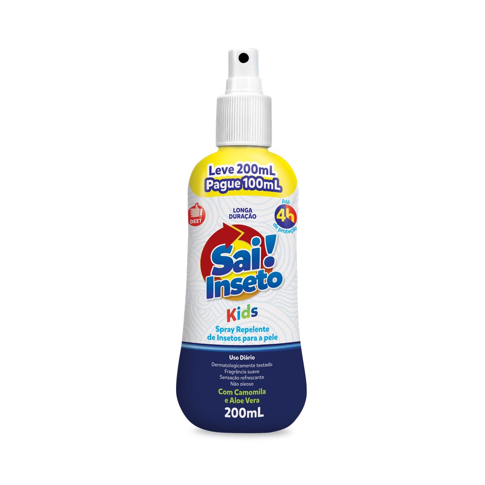 Repelente Spray Sai Inseto Kids 4H 200ML