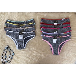Kit 3 Calcinhas Conforto Tanga Mescla Lingerie Atacado Cl080