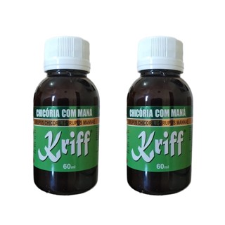 Kit com 2 Xarope De Chicória Com Maná Kriff 60ml em Oferta na Shopee