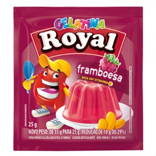 Gelatina Sabor Framboesa Royal