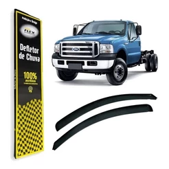 Defletor Calha de Chuva F-250 1999 2000 2001 2002 2003 a 2011 2 Portas Ecoflex