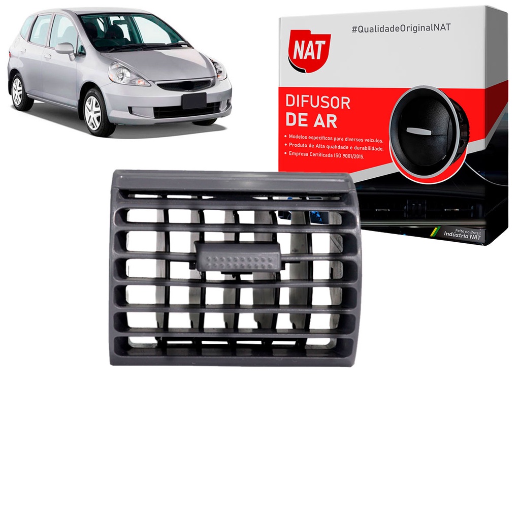 Difusor Saida De Ar Honda Fit 2004 Até 2008 - Central em Oferta na Shopee