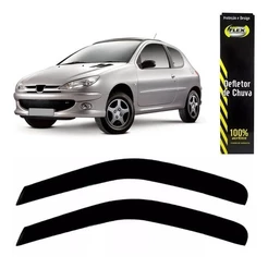 Calha de Chuva Defletor Peugeot 207 Todos 2 Portas Ecoflex