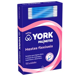 Hastes Flexíveis Algodão Palinetes 150UN York