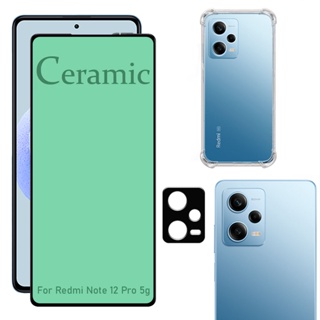 Kit Para Redmi Note 12 Pro 5g | Película Cerâmica 9D - Capa Anti Shock - Película da Câmera 3D em Oferta na Shopee