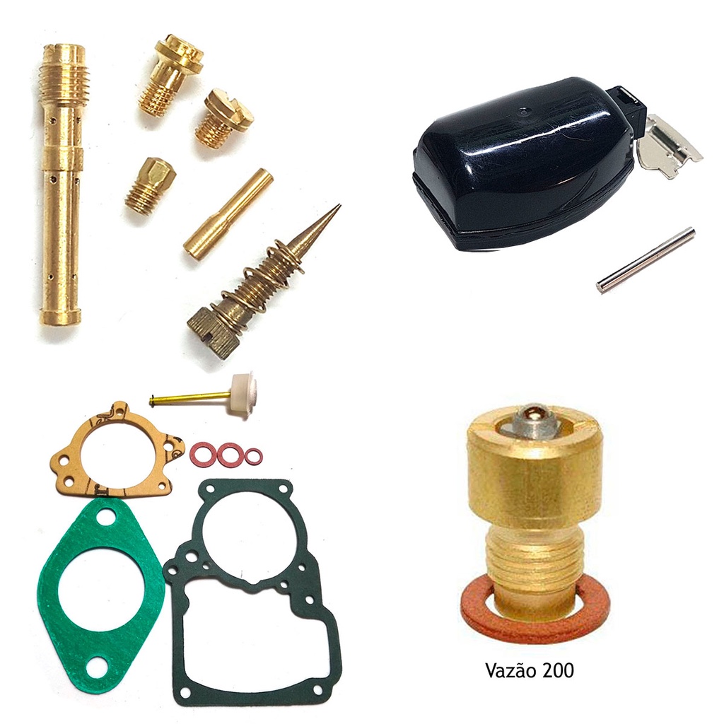 Reparo Carburador Weber DFV 228 Jeep Aero Willys 6c 1958 até 1975 Gasolina