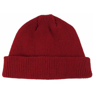 Gorro Touca Lenhador Marinheiro Canelada Adulto Unissex Vermelha