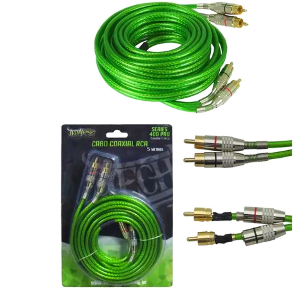CABO RCA TECHNOISE 5 METROS SERIES 400P TECHNOISE BLINDADO