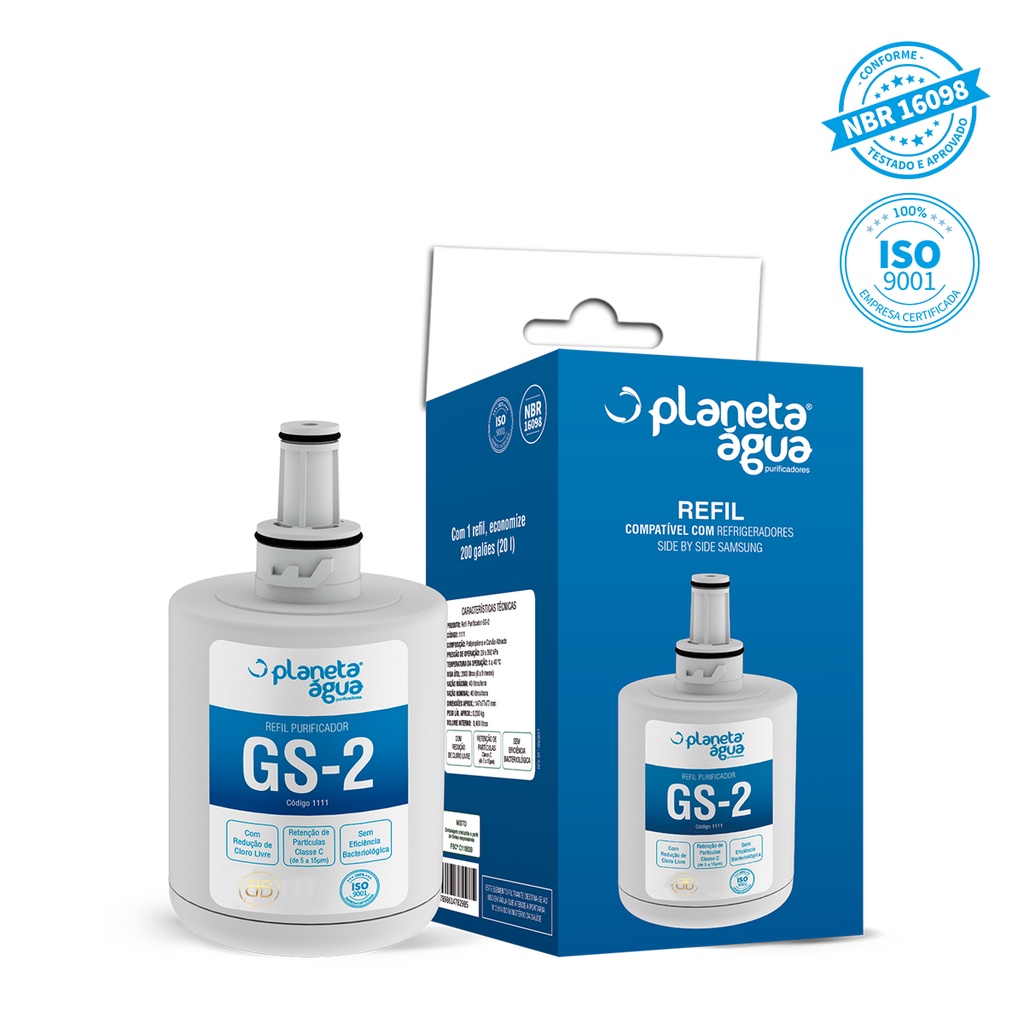 Refil Filtro Geladeira Refrigerador Samsung Aqua Pure Plus