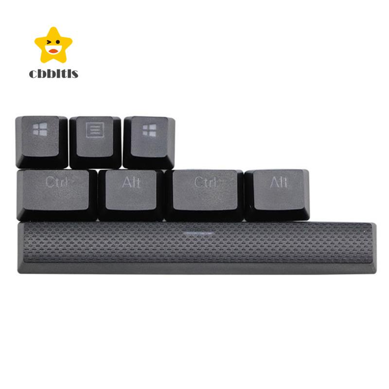 Chaves PBT Para Corsair K65 K70 K95 Logitech G710 + Teclado De Jogo Mecânico , Com Luz De Fundo Cherry MX (Preto)