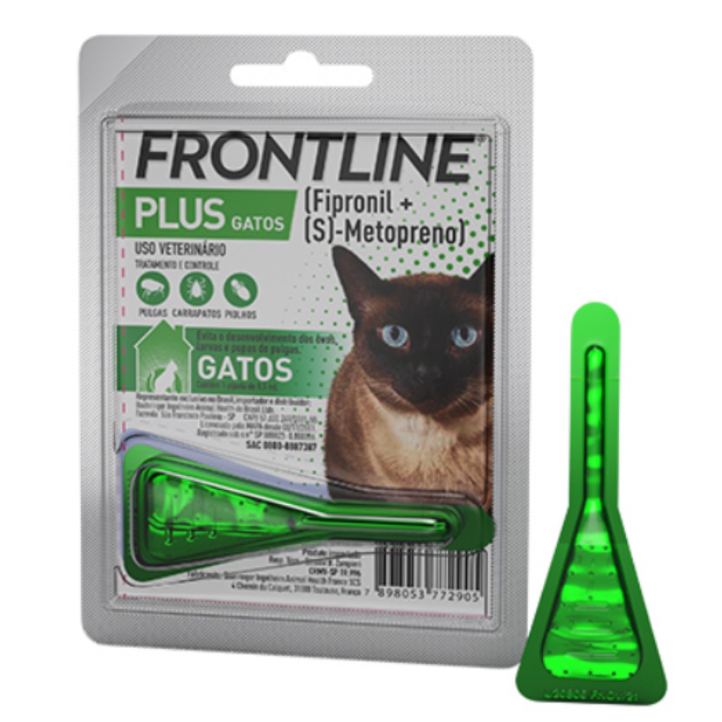 Antipulgas Pipeta Frontline Plus Gatos Spot On em Oferta na Shopee