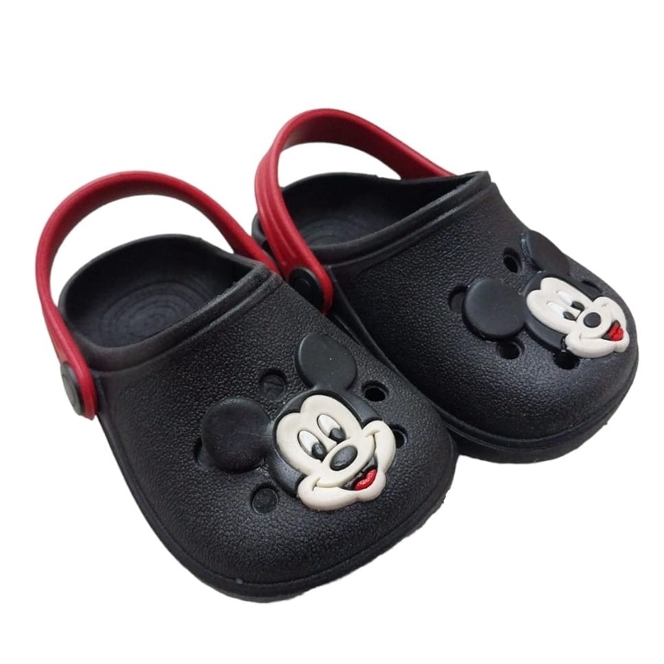 Papete babuche Infantil Mickey Mouse Sandália Antiderrapante Leve Chinelo Confortável
