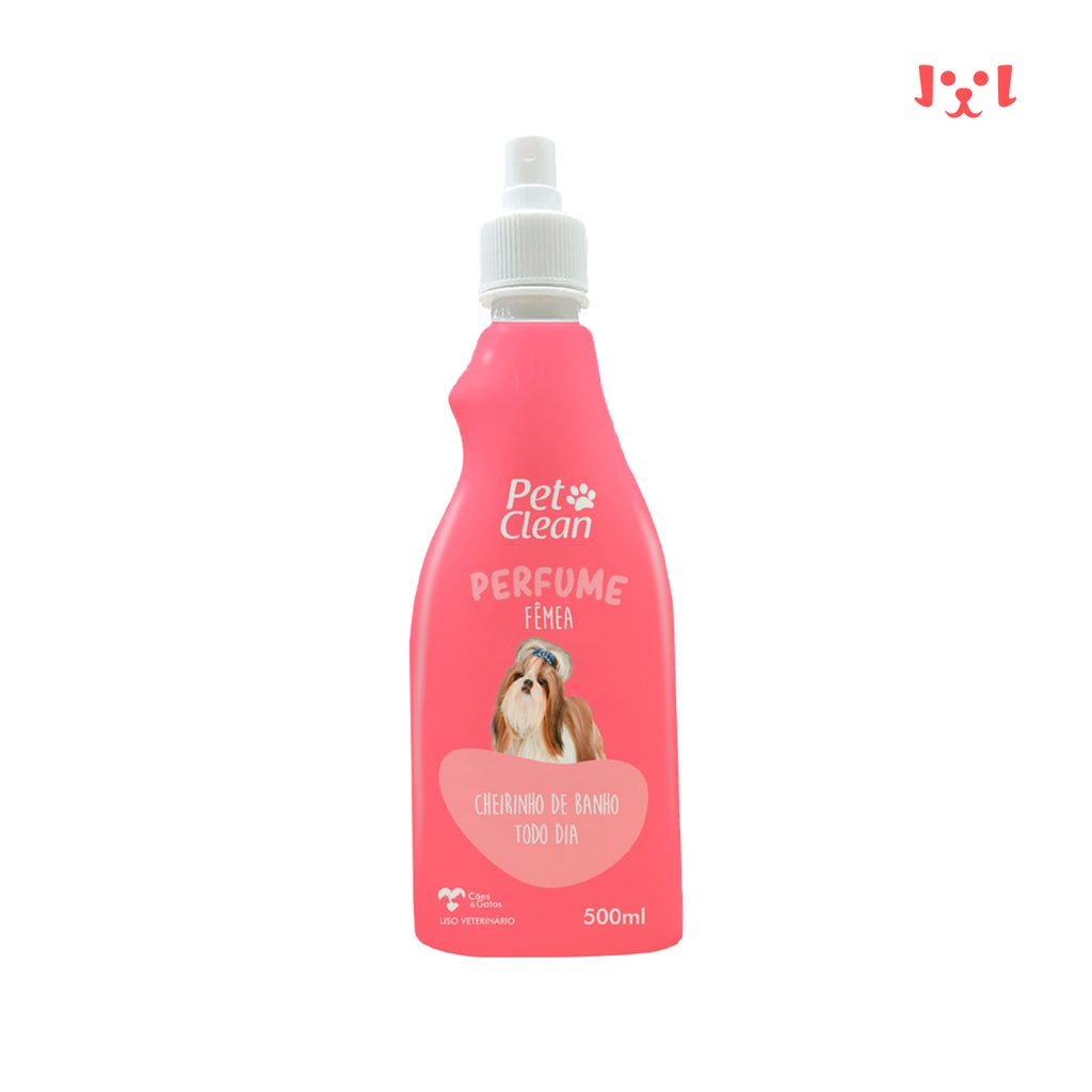 Perfume Colônia Para Cachorro E Gato Pet Clean Fêmea 500 Ml em Oferta na Shopee
