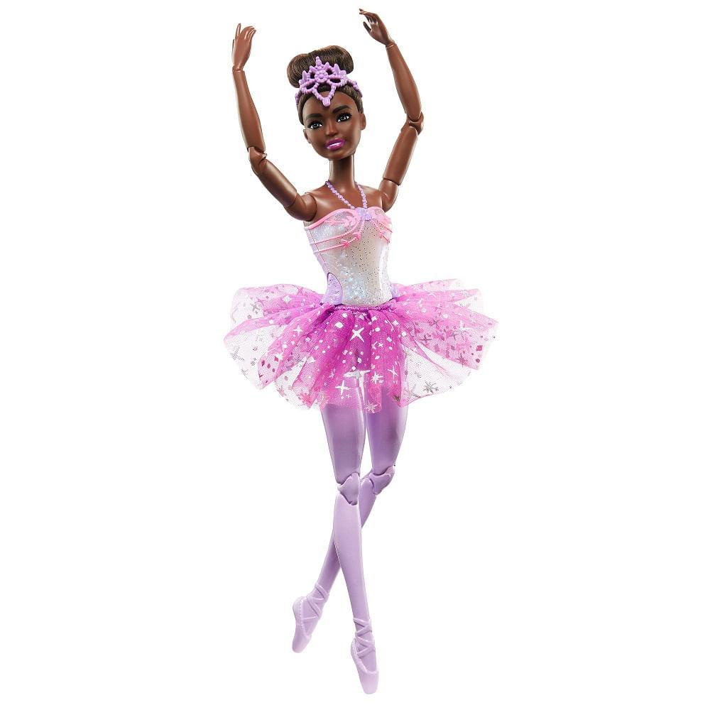 Barbie Fantasia Bailarina Luzes Brilhantes Roxa - Mattel - Mom & Baby
