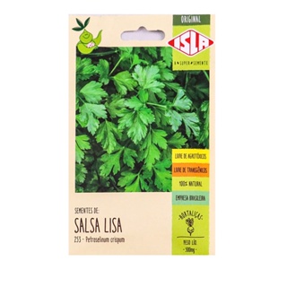 Sementes de Salsa Lisa - 500mg - Isla em Oferta na Shopee