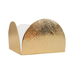 Forminha para Doces 4 Pétalas - Dourado - 50 unidades - Assk - Rizzo Distribuidora