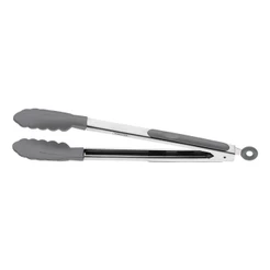 Pegador Multiuso Molde em Silicone Cinza e Aço Inox 35 cm Tramontina - 25817161