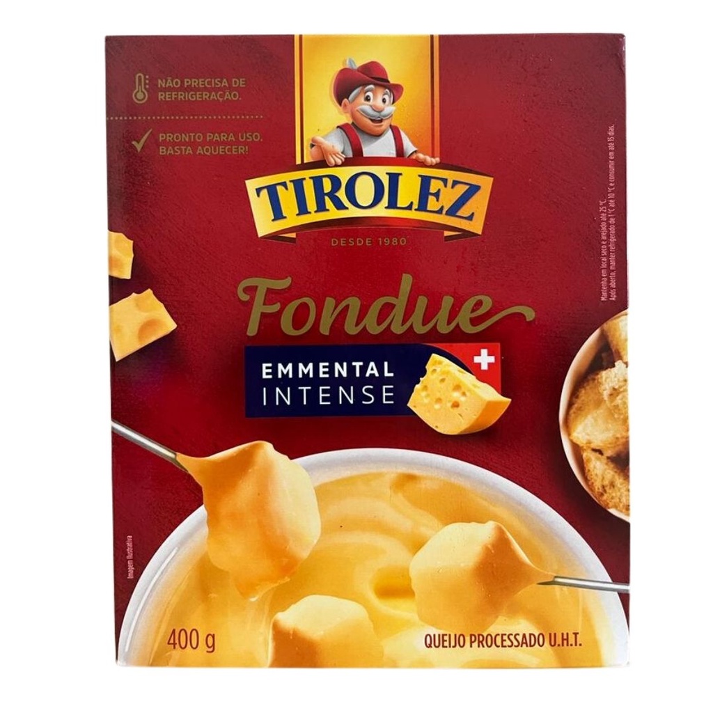Fondue De Queijo Emmental Tirolez Caixa 400g
