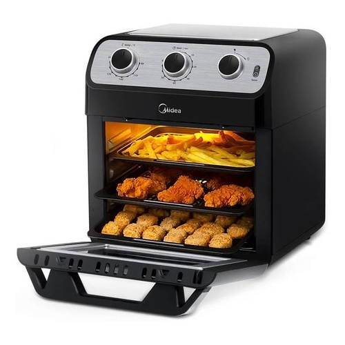 Fritadeira E Forno Airfryer 2 Em 1 Midea 12l Ovenfryer 1700w