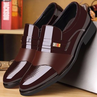 Sapato Formal De Couro Masculino/Versão Britânica/Coreana Para Primavera E Outono