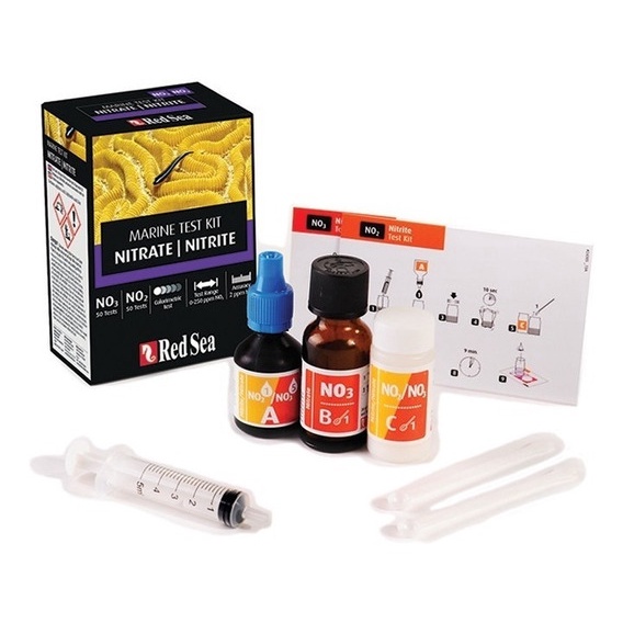 Teste Nitrito E Nitrato Red Sea Marine Care 50 Testes Cada