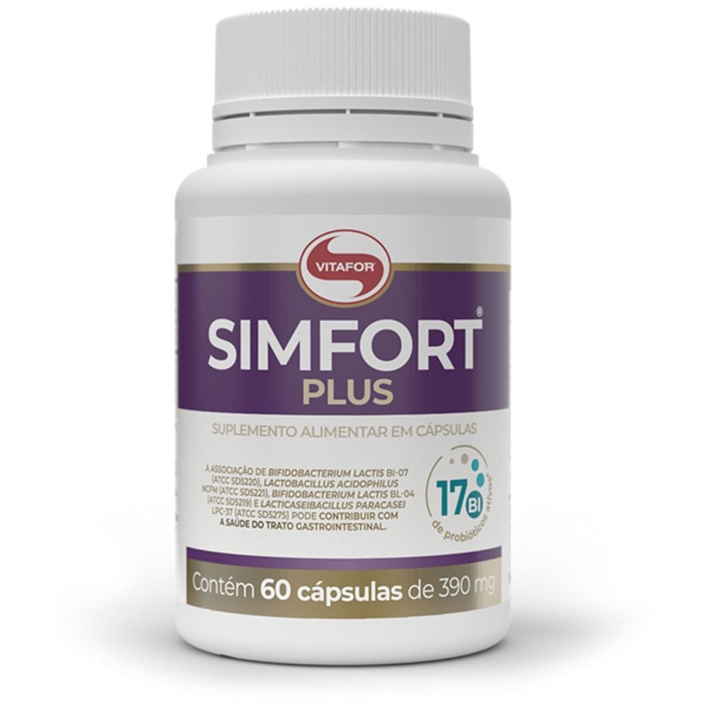 Simfort Plus - 60 Cápsulas - Vitafor em Oferta na Shopee