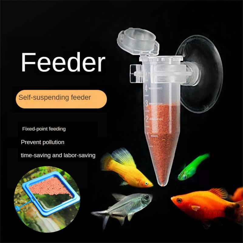 Alimentador De Peixes Anel De Alimentação Do Aquário Ornamental Funil Copo Ferramentas Tanque Suprimentos Para Animais D