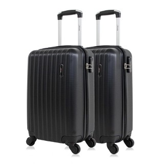 Malas de Viagem 2 peças Londres Preta Swiss Move em Oferta na Shopee