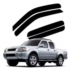 Calha de Chuva Defletor Nissan Frontier 2001 a 2016 4 Portas Ecoflex