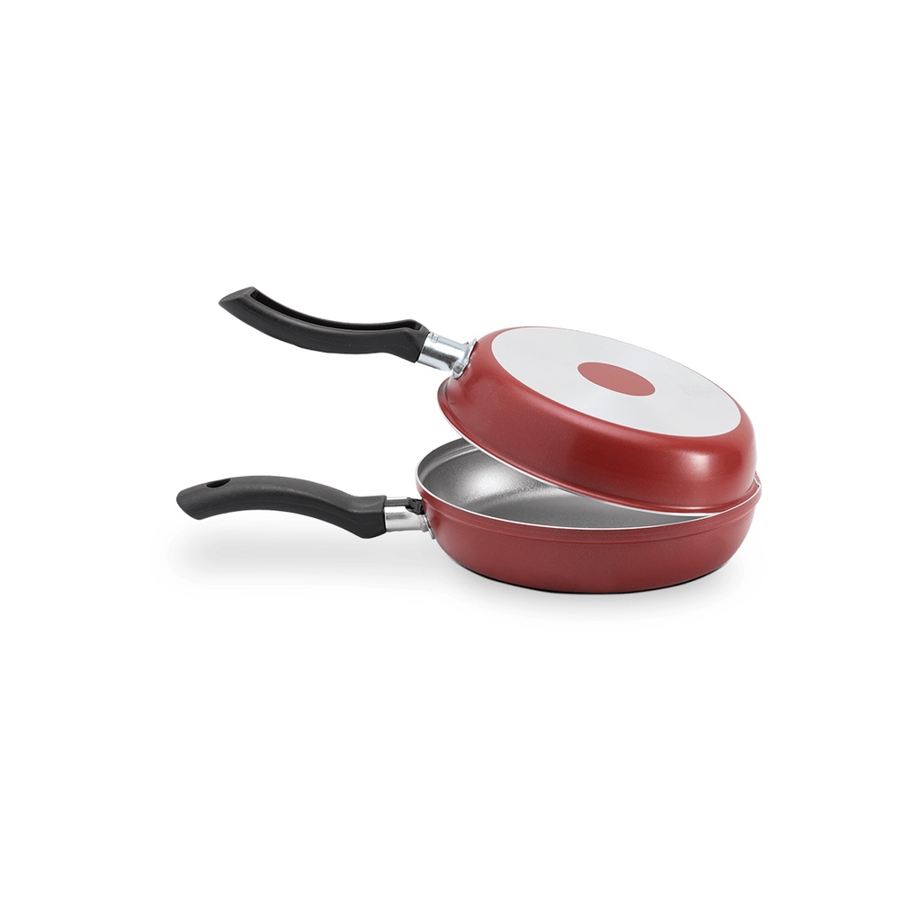 Omeleteira Brinox Ruby Antiaderente 16 cm Vermelho em Oferta na Shopee