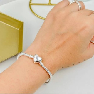 Pulseira Estilo Pandora De Berloque Prata Banhado