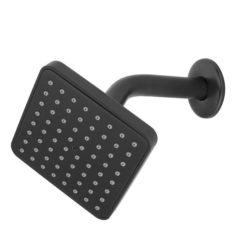 Chuveiro Ducha Flatt Preto Fosco/Black Quadrado Aquecedor — imagem 2 de 2