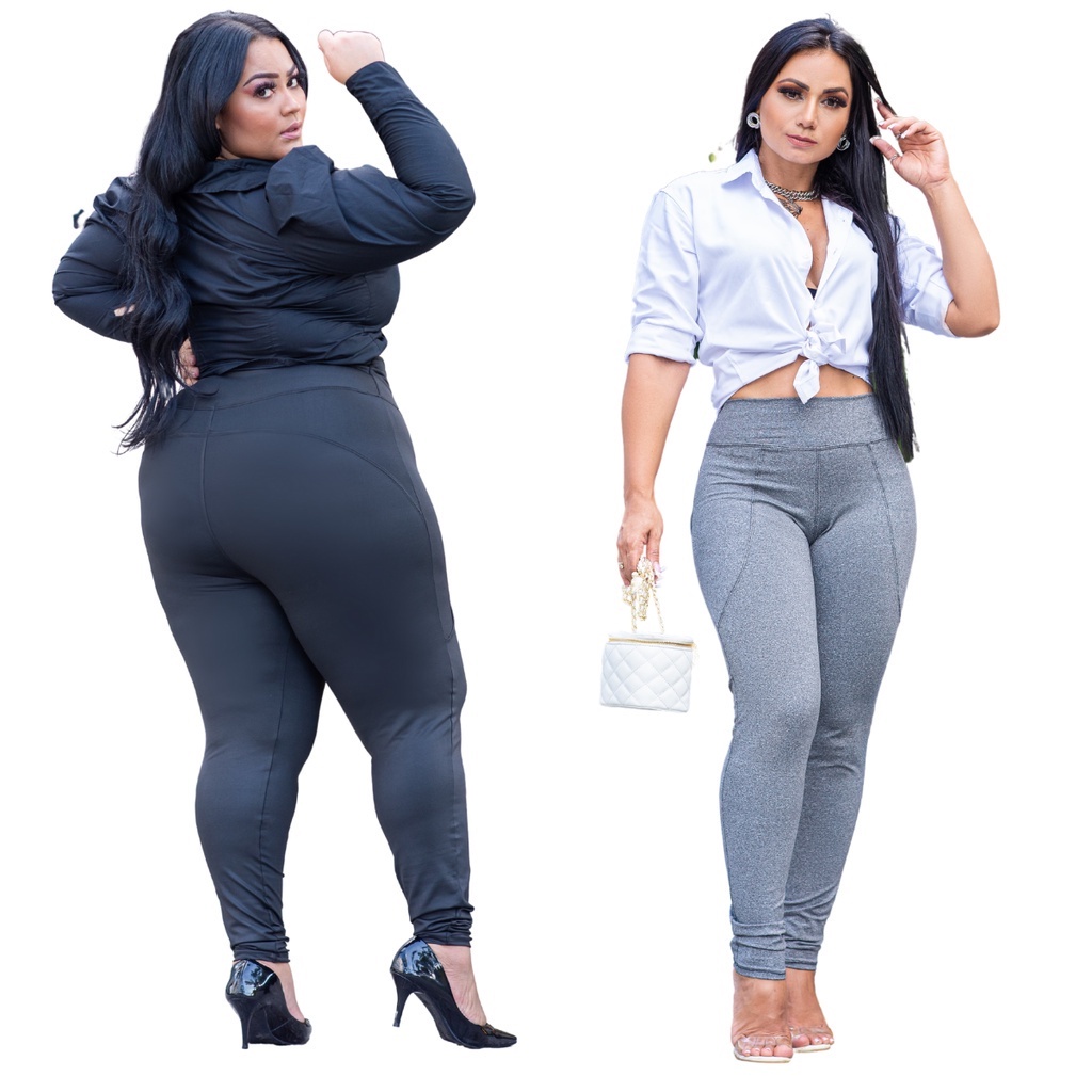 Legging Feminina Levanta Bumbum Montaria Calça Suplex de Cintura Alta Feminina Fitness Academia