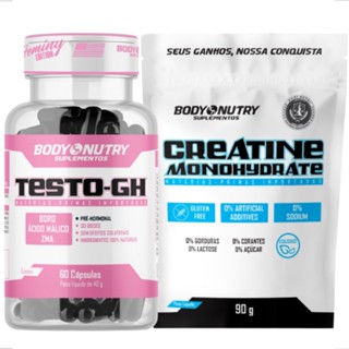 Kit Pré Hormonal Testo Feminino 60 Cápsulas Creatine 90g