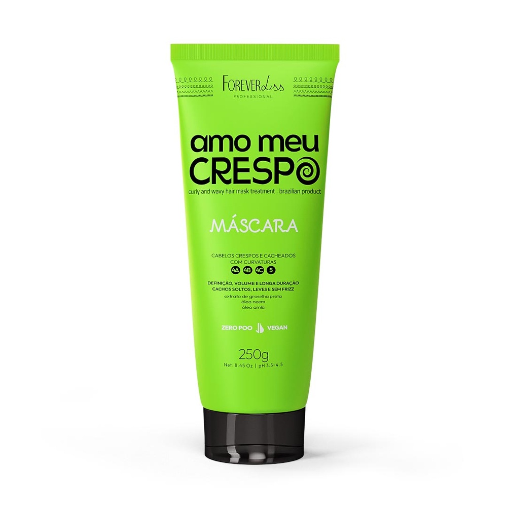 Máscara Hidratante Para Cabelos Crespos Forever Liss 250g