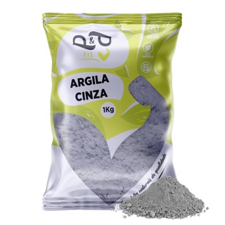 Argila Cinza - 1Kg - P&P