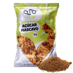 Açúcar Mascavo 1Kg/500g - P&P Natural e Sem Aditivos