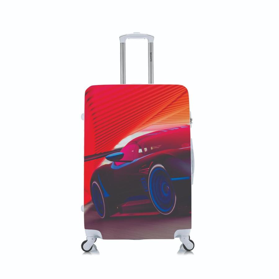 Capa Protetora Para Mala Viagem Personalizada Media Forza Ferrari