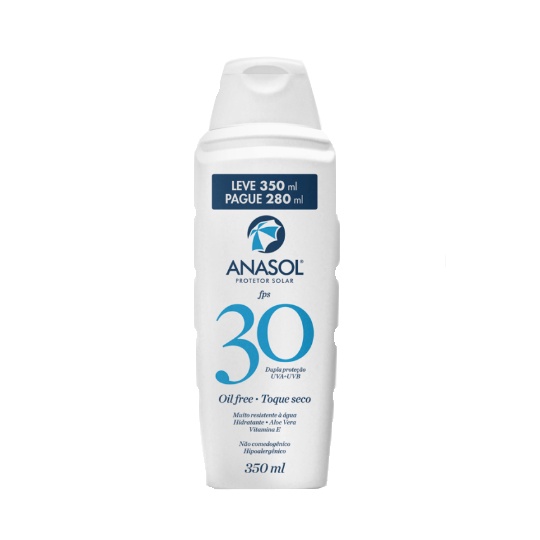 Anasol Protetor Solar FPS 30 Frasco - Leve 350ml Pague 280ml