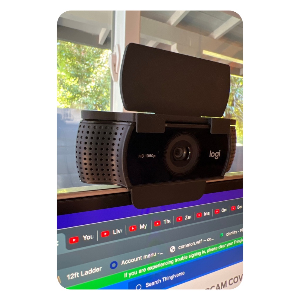 Tampa Privacidade Compatível Webcam Logitech C920 C920s C922 C922Pro C930e — R$ 22,16 em Shopee
