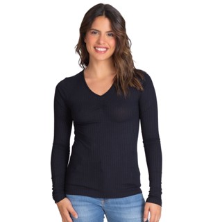 Blusa Feminina Canelada Select Preto
