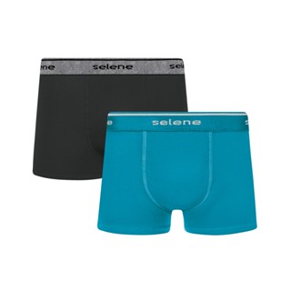 Kit com 2 Cuecas Boxer Infantil Algodão Selene