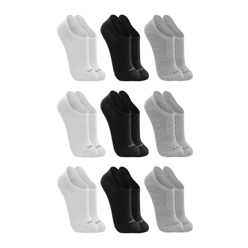 Kit C/9 Pares de Meias Cano Invisível Algodão 3270 Sortido - Men Clothes